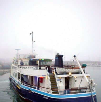The Solent Enterprise leaves Portsmouth Harbour for the last time in 2005 Picture: John Rutland