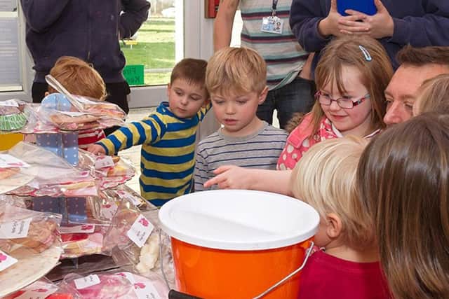 Children with some of their tasty creations
