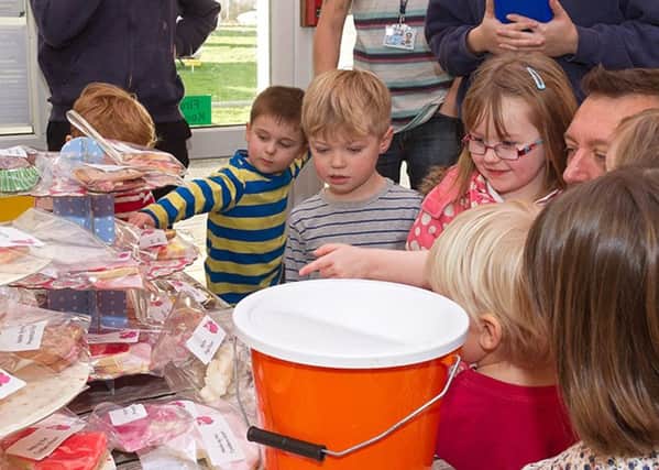 Children with some of their tasty creations