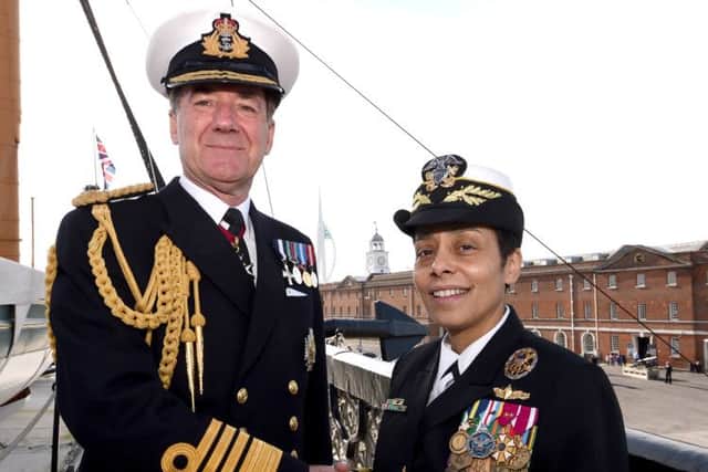 The First Sea Lord, Admiral Sir George Zambellas