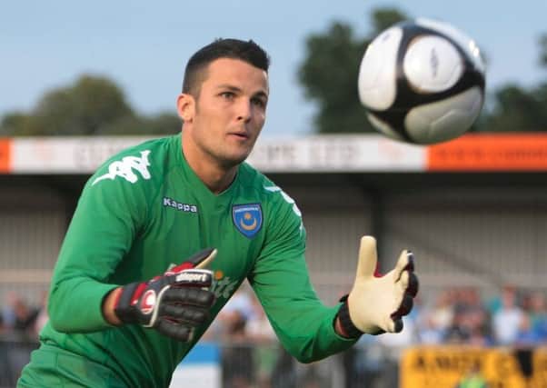 Stephen Henderson played 27 games for Pompey before being forced to leave the financially-stricken club for West Ham in March 2012   Picture: Dave Haines