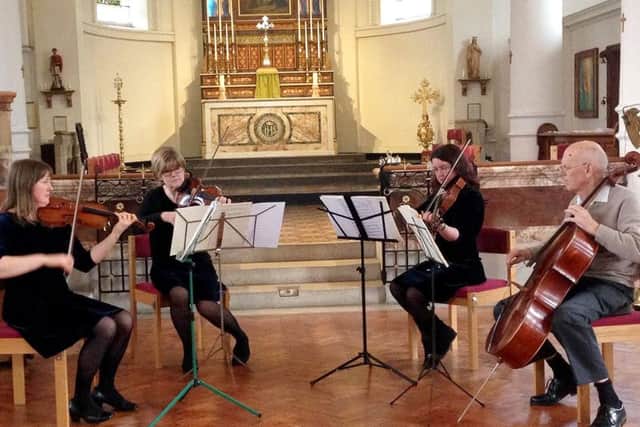 The Dolce String Quartet performed in a recent concert in Holy Trinity Church, Gosport