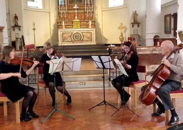 The Dolce String Quartet performed in a recent concert in Holy Trinity Church, Gosport