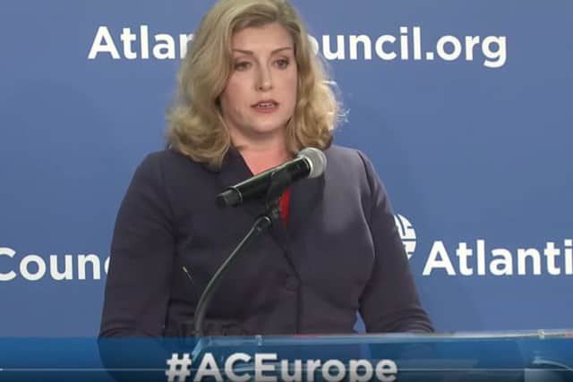 Portsmouth North MP Penny Mordaunt, the armed forces minister