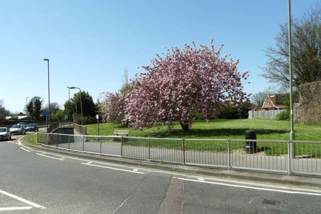 NEW APPLICATION The site of the new development at Station Road, Portchester