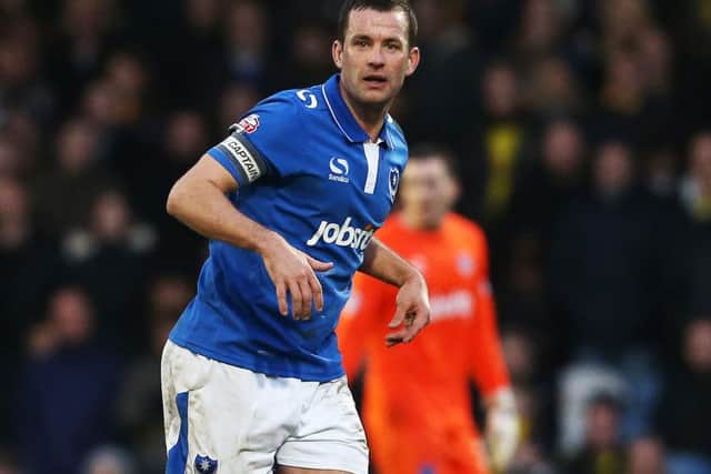 Pompey skipper Michael Doyle Picture: Joe Pepler