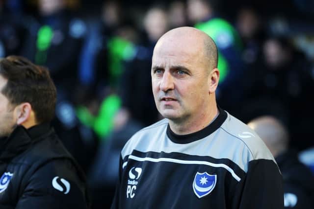 Pompey boss Paul Cook    Picture: Joe Pepler