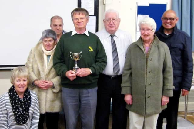 DREAM TEAM Purbrook Horticultural Society members received the Waterlooville Poppy Collectors Cup