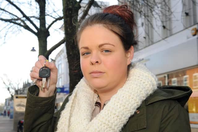 Elloise Wilson was upset at her treatment at a petrol station   Picture: Sarah Standing (160364-3782)