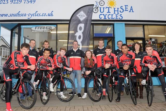 i-Team's racing development squad. Picture: Sarah Standing (151998-6288)