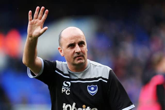 Pompey manager Paul Cook    Picture: Joe Pepler