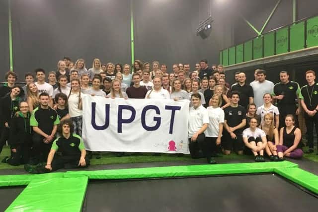 BOUNCING Flip Outs Portsmouth Indoor Trampoline Arena hosted the charity fundraiser
