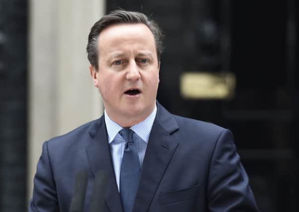 Prime Minister David Cameron makes a statement announcing the date of the EU referendum Picture: Lauren Hurley/PA Wire