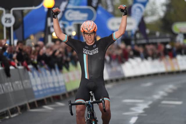 Tom Scully wins in Ryde last season. Picture: Larry Hickmott