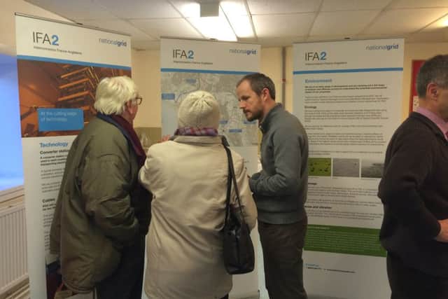 Residents had the chance in December to find out about plans for the IFA2 interconector which could be built at Daedalus in Lee-on-the-Solen