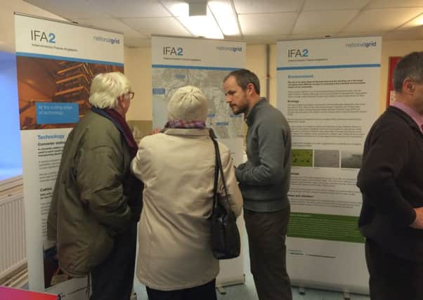 Residents had the chance in December to find out about plans for the IFA2 interconector which could be built at Daedalus in Lee-on-the-Solen