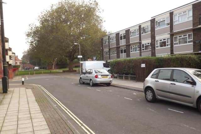 New housing in the same location.