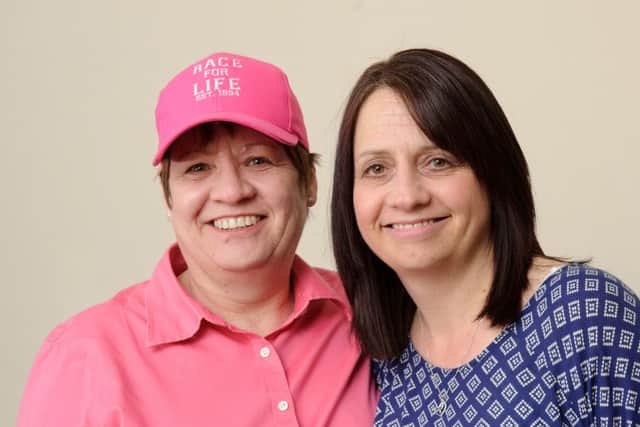 Jay's sisters Linda Howard and Clair Betteridge