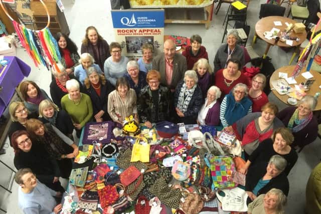 Material Girls members with some of their creations