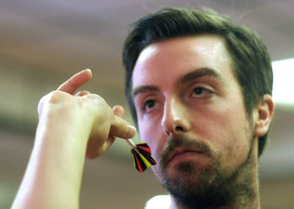 Joe Bridle threw a 13-dart leg for Stag A and also hit a 180                Picture: Mick Young