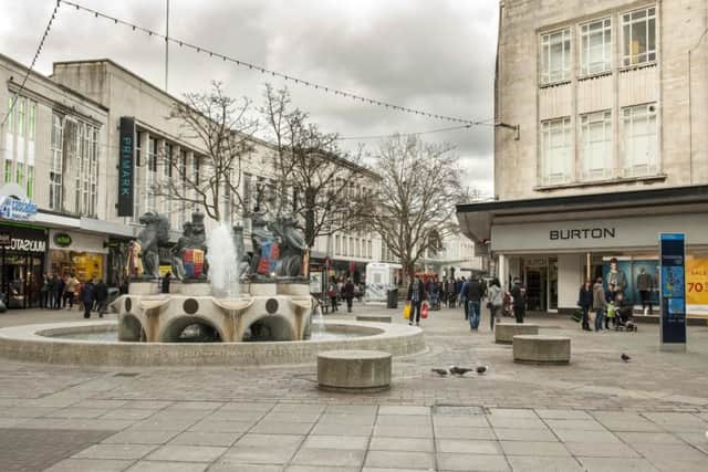 Commercial Road precinct and shops Picture: César Moreno Huerta