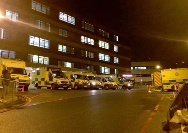 Queen Alexandra Hospital is fined if ambulances have to wait too long to discharge their patients into the accident and emergency department - as happened on Monday this week