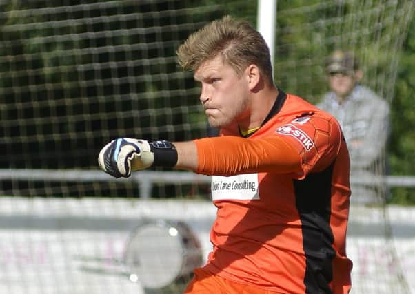 Petersfield keeper Anthony Ender. Picture: Neil Marshall