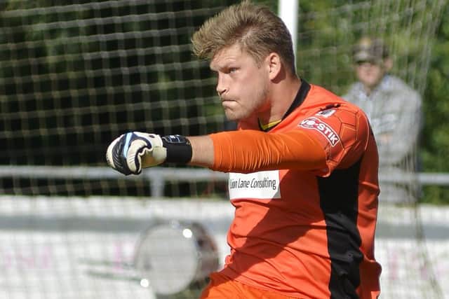 Petersfield keeper Anthony Ender. Picture: Neil Marshall