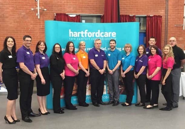Staff at the new Hartford Court Care Home