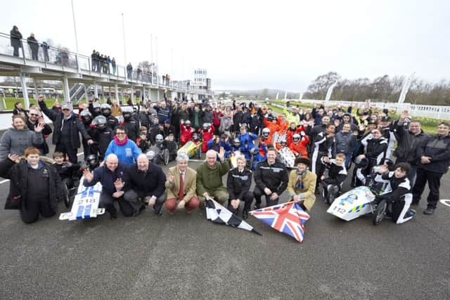 Teams from across Hampshire, including Gosport, competed in a race as part of the Cop Car Project in cars they built from scratch
