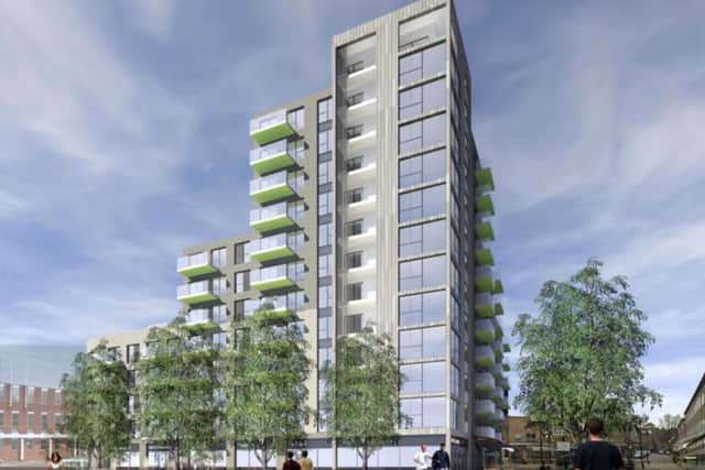 A CGI of the Market Parade development in Havant