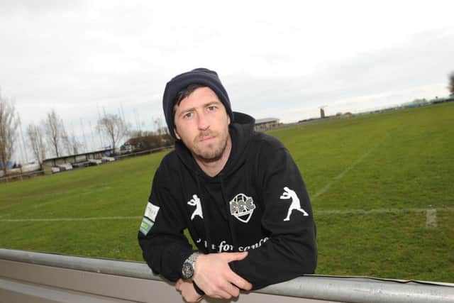 Raymond Ogilvie, 34, from Baffins Milton Rovers FC club, which has been targeted by vandals
Picture: Sarah Standing (160375-4519)