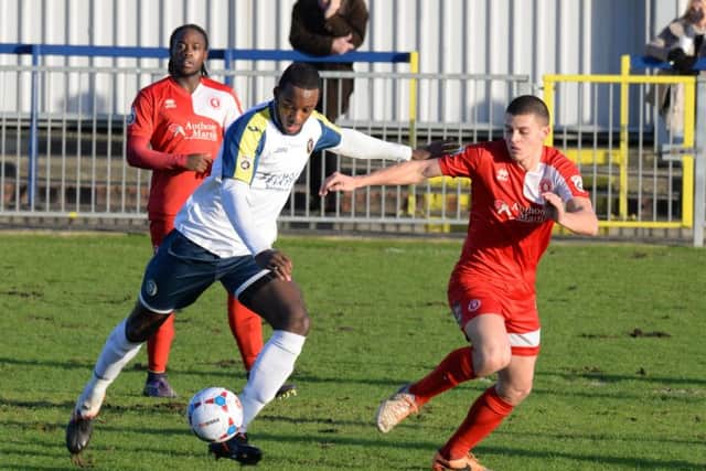 Hawks striker Shamir Mullings. Picture: Paul Jacobs (160012-3)