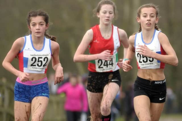 Nicole Ainsworth, left, and Saffron Moore, right, have been sharing titles this winter