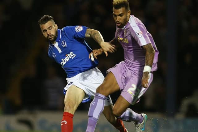 James Dunne in Capital One Cup action against Reading Picture: Joe Pepler