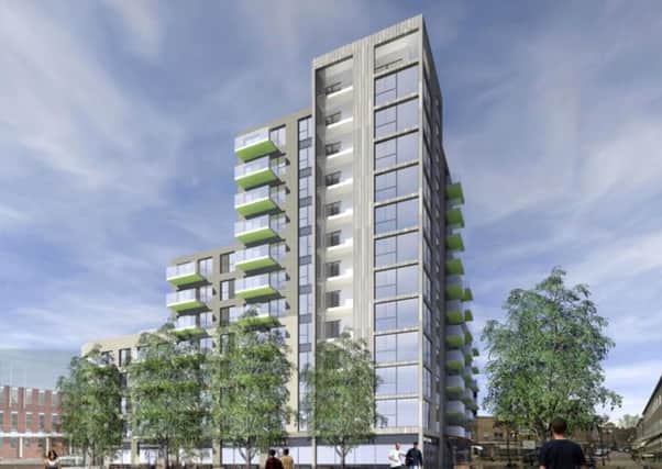 A CGI of the Market Parade development
in Havant