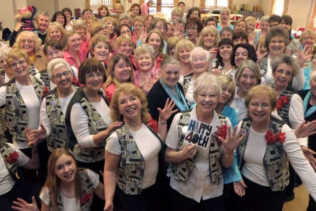 Havant Pitchpipers celebrate their 40th bithday at Bedhampton Social Hall
Picture: Mick Young