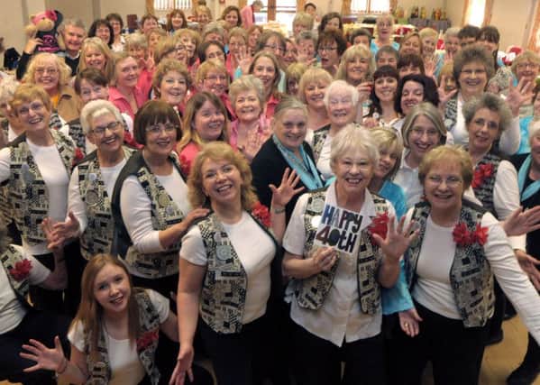 Havant Pitchpipers celebrate their 40th bithday at Bedhampton Social Hall  
Picture: Mick Young