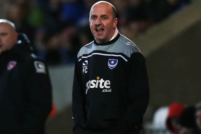 Pompey boss Paul Cook
