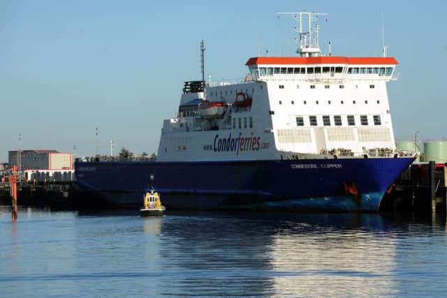 The Condor Ferries Commodore Clipper in Portsmouth.
Picture: Paul Jacobs (123674-26) ENGPPP00120121218155417