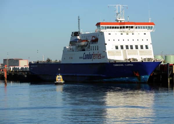 The Condor Ferries Commodore Clipper in Portsmouth. 

Picture: Paul Jacobs  (123674-26) ENGPPP00120121218155417