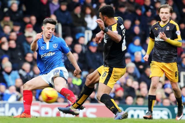 Conor Chaplin was named in the starting line-up by manager Paul Cook Picture: Joe Pepler