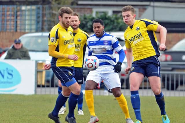 The Gosport Borough players should plenty of character during today's game against Oxford City Picture: Ian Hargreaves