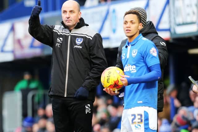 Kyle Bennett, right, impressed for Pompey on Saturday Picture: Joe Pepler