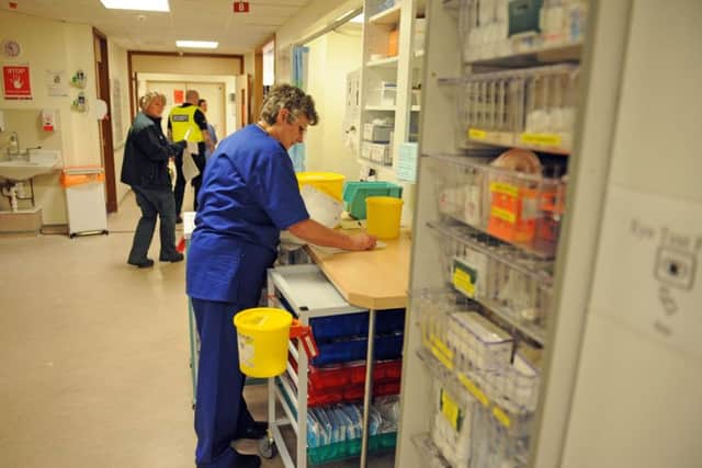The A&E department at Queen Alexandra Hospital in Cosham
