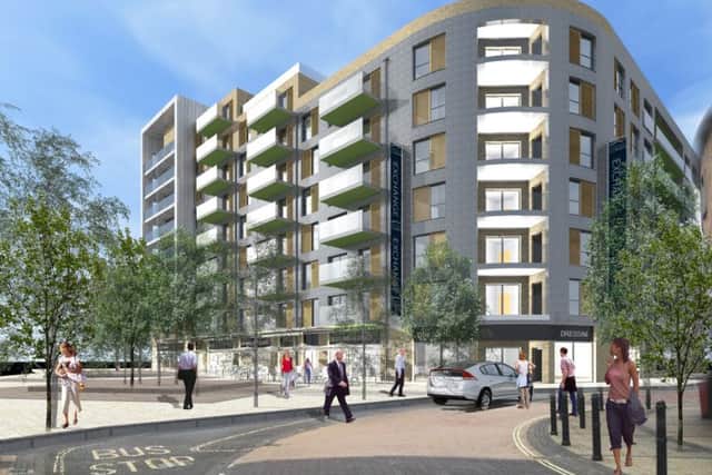 The plan for Market Parade in Havant