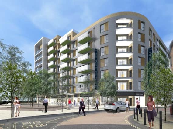 The plan for Market Parade in Havant