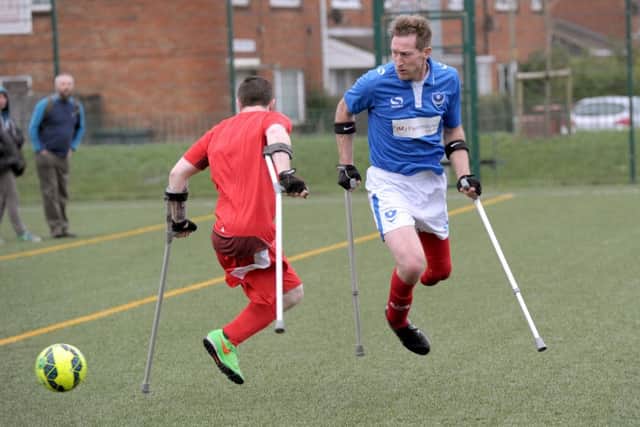 Pompey Amputee FC's Spike Westbrook