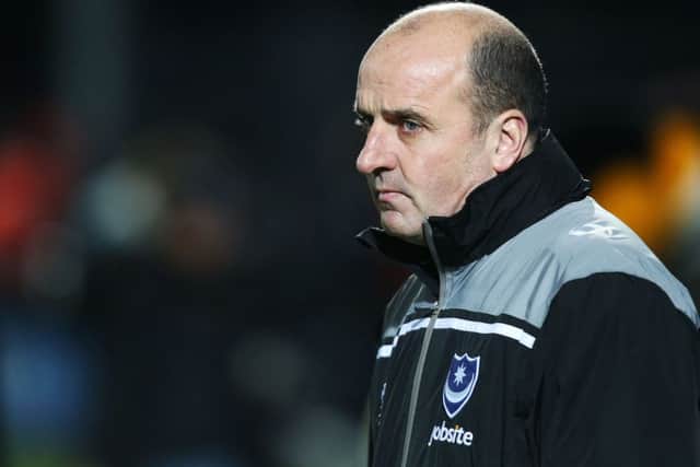 Pompey boss Paul Cook Picture: Joe Pepler