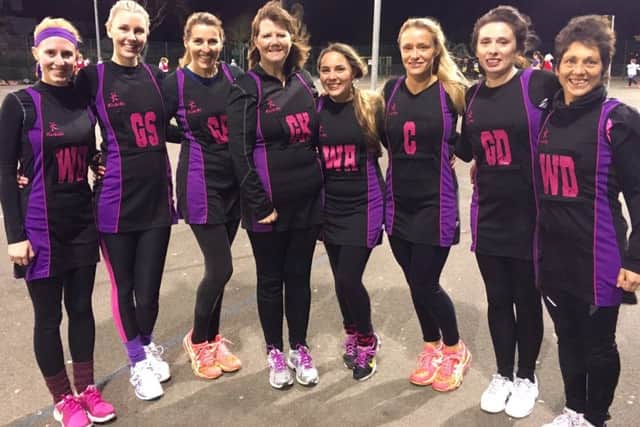 Heaven Sent. From left, Naomi Uzzell, Gemma Parsons, Kath Unitt, Jane Barr, Charmaine Davey, Carly Reid, Tracy Poling, Tracey Timmons